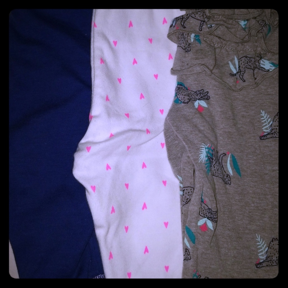 3 pack of 3-6 month pants